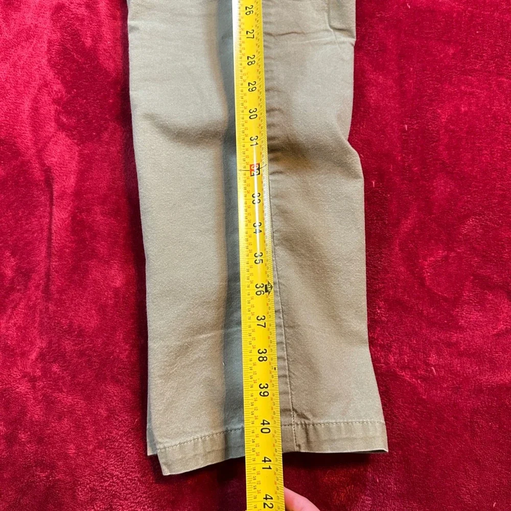 The North Face Mens 38 Regular Olive Green‎ Khaki Outdoor Hiking Stretch Pants
